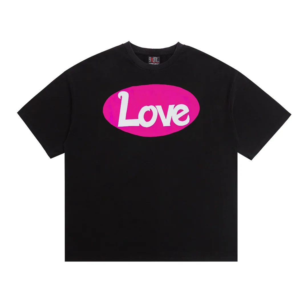 Saint Michael Vintage LOVE washed and distressed printed Vintage loose short-sleeved short-sleeved T-shirt. Digital white ink direct printing. The fabric is breathable and the pattern is three-dimensional and clear. Fabric: Double yarn 240 grams Style number: S862 Size: S-M-L-XL Color: Washed black Price: P118